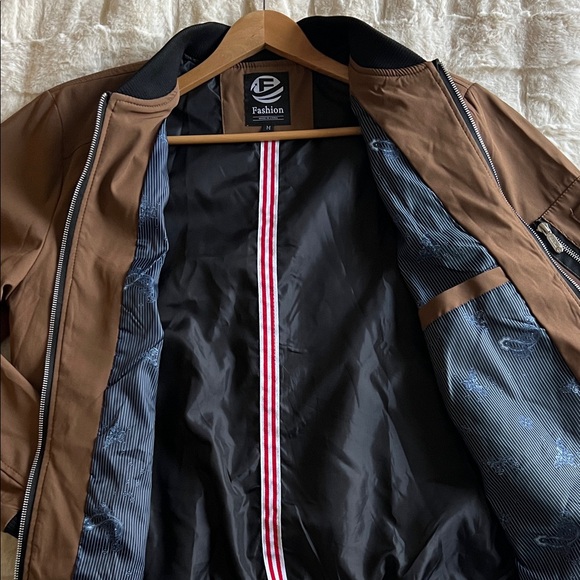 Brown Bomber Jacket - Picture 5 of 12